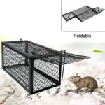 Foldable Mouse Trap Squirrel Trap Small Live Animal Trap Mouse Voles Hamsters Live Cage Rat Mouse Cage Trap for Mice Easy to Catch and Release