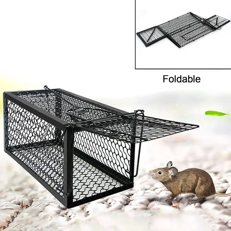 0ttxsEvO9y2eW10bgW0yFi8uqLBKISjcoGOKqWiA.webp Foldable Mouse Trap Squirrel Trap Small Live Animal Trap Mouse Voles Hamsters Live Cage Rat Mouse Cage Trap for Mice Easy to Catch and Release - Image 1