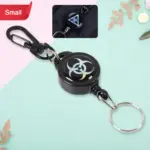 Safety Anti-Lost Retractable Keychain with Steel Wire  Compact & Durable - Image 6
