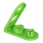 2 in 1 Double Cut Boiled Egg cutter with stainless steel wire for easy slicing of boiled eggs. - Image 2