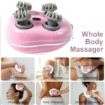 Smart Electric Scalp Massager with 4 Silicone Heads – Rechargeable Handheld Head & Body Massage Device - Image 2