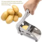 French Fries & Vegetable Cutter Stainless Steel Potato Chip Slicer - Image 2