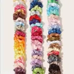 (Pack of 24) Premium Silk Satin Scrunchies - Image 5
