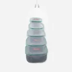 Kitchen Containers Set, Fridge Storage Boxes, Plastic Containers for Kitchen Organizer, Kitchen Accessories Items for Storage Organizer, Snap-Seal (lunch box/storage organizer) (5 Ps Set) - Image 6