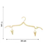 Multipurpose Foldable Cloth Hanger with Dual Clips | Space-Saving Travel & Laundry Drying Hanger - Image 5