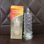 Decorative LED Crystal Candle Light – Flameless Flickering Candle for Home, Parties, Romantic Dinners & Festive Decoration (1 Pc) - Image 6