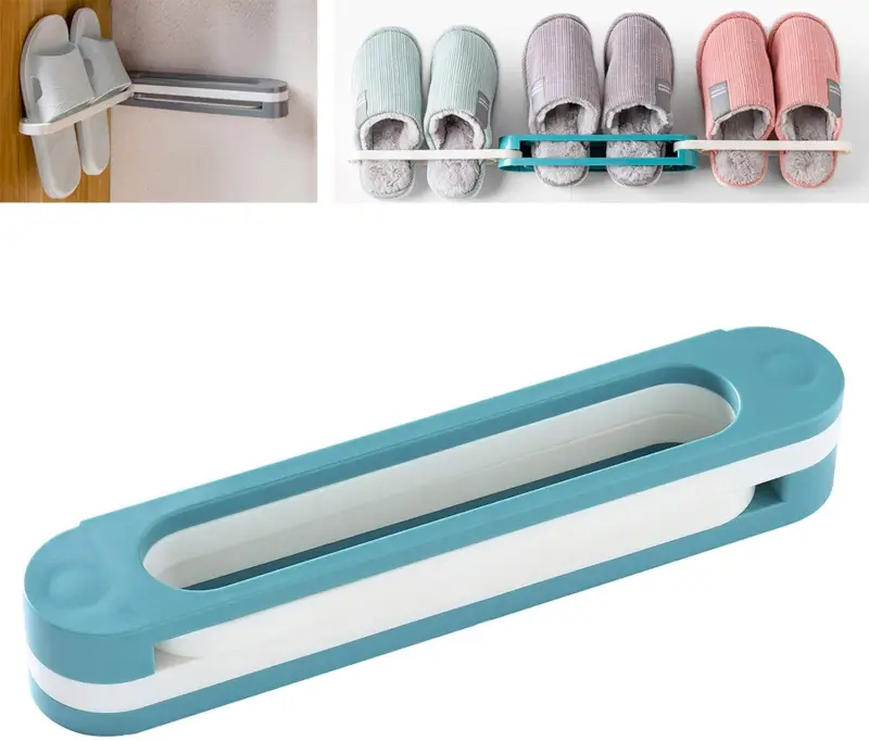 3oeslrfvsGZpSFZyPv3eipudzmjMTGQE0TLrlWYG.webp Multifunction Folding Slippers/Shoes Rack Hanger Organizer Rack Unique Folding Design Makes This Slippers Rack Convenient And Easy To Take Full Advant | Flexible, Easy Release, Kitchen Use, S - Image 1