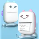 Pocket Mini Printer, Mobile Phone Bluetooth Connection Wireless Mini Thermal Printer with Android or iOS APP for Pictures, Portable Smart Printer,Contains 1 Rolls Thermal Paper - Image 2