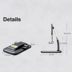 Phone Holder for Table, Foldable Universal Mobile Stand for Desk - Image 4