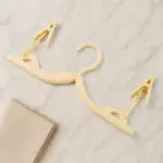 Multipurpose Foldable Cloth Hanger with Dual Clips | Space-Saving Travel & Laundry Drying Hanger - Image 2