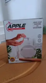 Apple-Shaped Refillable Liquid Soap Dispenser – 350 ML Hand Wash & Lotion Bottle. - Image 7