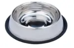 Stainless Steel Non-Skid Pet Feeding Bowl 750 ml - Image 4