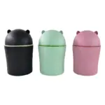 Mini Tabletop Dustbin For Home & Office Ã‚â‚¬â€œ Stylish Swing Lid Desk Waste Bin Compact & Durable Trash Can For Kitchen | Flexible, Easy Release, Kitchen Use - Image 4