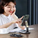 Phone Holder for Table, Foldable Universal Mobile Stand for Desk - Image 3