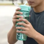 Motivational Water Bottle With Time Marker And Flip Top Lid Ã‚â‚¬â€œ Large Leakproof Drinking Bottle With Straw And Carry Strap For Gym | Reusable, Leakproof, Portable, Daily Use - Image 6