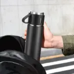 Stainless Steel Vacuum Flask Set with 3 Steel Cups Combo for Coffee Hot Drink and Cold Water Flask Ideal Gifting Travel Friendly Latest Flask Bottle. (500ml) - Image 2