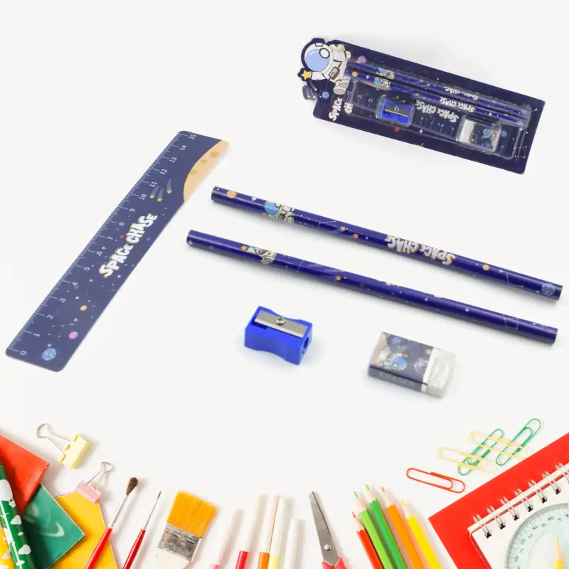 BlJAMGnPTZj3YUpkakFD0L4PCS64BYWU5sqc8NRv.webp Fun & Functional! 5-in-1 Cartoon Pencil Set for School & Play (5 Pc) - Image 1