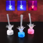 Set of 3 Multi Color LED Fiber Optic Flower Night Lamp Decorative Table Light for Bedroom, Home Decor, Party and Festival Lighting - Image 6
