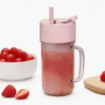 Portable Crusher Juicer With Handle & Straw, USB Rechargeable 6 Blades (420 ML) - Image 7