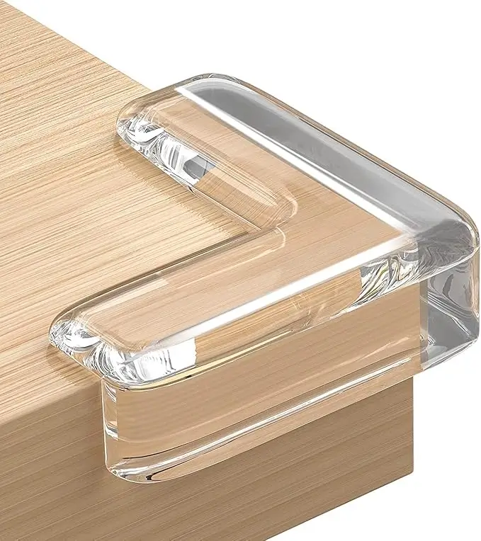 D2DoHHdzilAUsBwIfSFu8rKQUozuunizuOQ1Fuee.webp Pack of 12 pcs Silicon Corner Protector for Sharp Edges, Edge Protector for Furniture, Table Corner Guards for Sharp Edges, Baby Proofing Edge & Corner Guards (12 pcs, Transparent) - Image 1