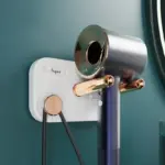 Wall Mount Self-Adhesive Hair Dryer Holder No-Drill Bathroom Hairdryer Hanger (1 Pc) - Image 5