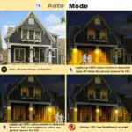 Solar Wall Lights / Lamp Outdoor, Wireless Dusk to Dawn Porch Lights Fixture, Solar Wall Lantern with 3 Modes & Motion Sensor, Waterproof Exterior Lighting with Clear Panel (1 Pc ) - Image 5
