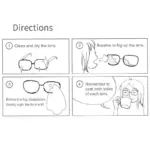 Anti Fog Wipes Specs Cleaner Pre-moistened & Antifog Lens Cleaning Eyeglasses Wipe with Microfiber Cloth, Individually Wrapped Lens Cleaner Wipes for Laptop, Computer, Phone (Pack of 1/100 Pc - Image 2