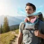 Portable Neck Fan – Hands Free Bladeless USB Rechargeable 360° Cooling Wearable Neck Fan - Image 4