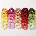 (Pack of 24) Premium Silk Satin Scrunchies - Image 7