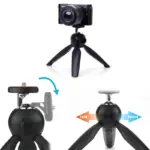 Universal Mini Tripod Gimbal for Smartphones and Cameras Compact, Lightweight, and Adjustable - Image 2