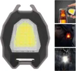 Portable Triangular Shaped Emergency& Camping Flashlight With Cigarette Lighter Lumens Rechargeable Waterproof Portable Led Light Camping Keychain 6Lighting Modes With Strong Magnet 3 Color L