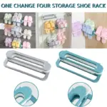 Multifunction Folding Slippers/Shoes Rack Hanger Organizer Rack Unique Folding Design Makes This Slippers Rack Convenient And Easy To Take Full Advant | Flexible, Easy Release, Kitchen Use, S - Image 2
