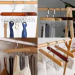 Space-Saving 8-Hook Wooden Hanger Multi-Purpose Closet Organizer - Image 5