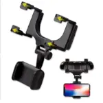 Rear View Mirror Mobile Holder Universal Car Mount - Image 6