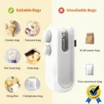 Mini Portable Packet Sealer Machine 🔥 | Handheld Heat Sealing Machine for Plastic Bags | Snack, Chips & Food Fresh Storage Sealer | Compact Kitchen Packing Tool - Image 5