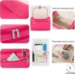 Vivah Pink Travel Cosmetic Container – Compact Storage Set