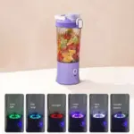 Eletric Crusher Juicer With Multicolor Light, 8 Blades (600 ML / Multicolor) - Image 6