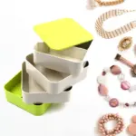 4 Layers Jewelry Box, 360 Degree Rotating Jewelry Box, Jewelry and Earring Organizer Box, Accessory Storage Box - Image 3
