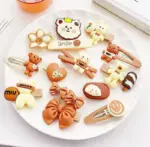 14 Pc Teddy Bow Hair Clips – Small Multicolor Rubber Clips - Image 4