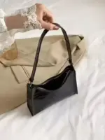 Textured Sling Bag for Women – Faux Leather Crossbody Bag - Image 3