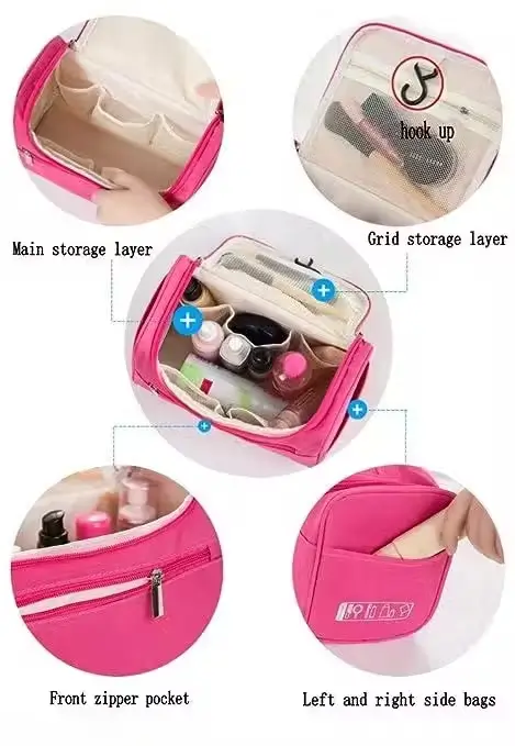 NWcn2dVZX9kZ6pP50hgZlGgEHjJq46JYczFbXmnW.webp Lifini Makeup Organizer Pouch Bag for Women – Pink & Blue - Image 1