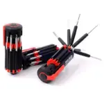 8-in-1 Multi-Tool Screwdriver with LED Flashlight Compact and Portable - Image 2