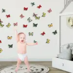 Butterfly 3D Night Lamp – Multicolor Illusion LED Lamp for Bedroom, Drawing Room & Kids - Image 3