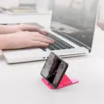 Krifton Three-Sided Pyramid Shape Mobile Stand, Desktop/Table Mobile Holder Stand - Anti Slip, Multi Angle Mobile Stand (Pack Of 5) - Image 4
