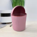 Mini Tabletop Dustbin For Home & Office Ã‚â‚¬â€œ Stylish Swing Lid Desk Waste Bin Compact & Durable Trash Can For Kitchen | Flexible, Easy Release, Kitchen Use
