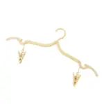Multipurpose Foldable Cloth Hanger with Dual Clips | Space-Saving Travel & Laundry Drying Hanger - Image 3