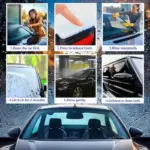 Car Glass Oil Film Cleaner Brush – Automotive Cleaning - Image 3
