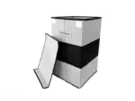 75L Laundry Basket Foldable & Collapsible Waterproof interior And Daily Storage - Image 2