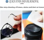 Anti Fog Wipes Specs Cleaner Pre-moistened & Antifog Lens Cleaning Eyeglasses Wipe with Microfiber Cloth, Individually Wrapped Lens Cleaner Wipes for Laptop, Computer, Phone (Pack of 1/100 Pc - Image 8