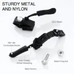 Zipper Repair Kit with Nylon Pull Tabs & Cords, Removable Zip Puller Tabs Cords Clothing Fixer Tool Replacement Metal Zipper Pull for Sliding Teeth Universal Screw Fix Zip Puller for Bags, Ga - Image 4